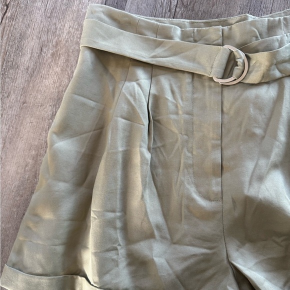 Reset by Jane High Waist Linen Blend Shorts - Picture 2 of 7